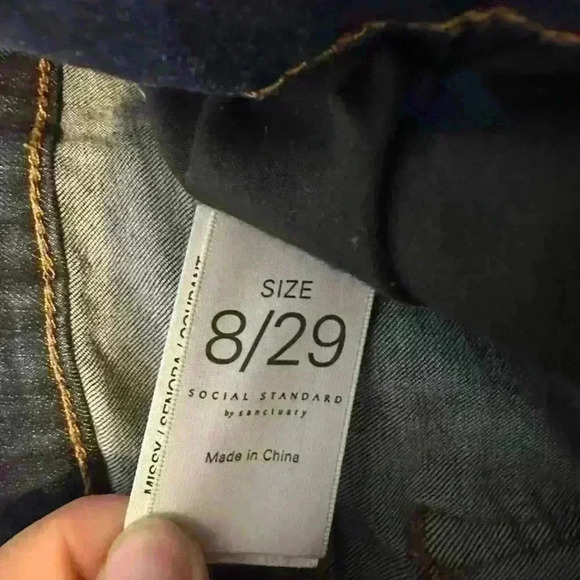 Social Standard by Sanctuary High-Rise Skinny Jeans - Size 8/29 - Picture 7 of 7